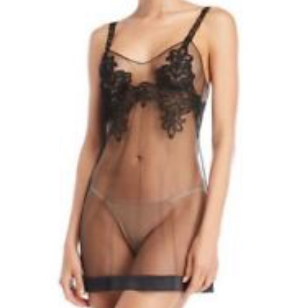 La Perla babydoll/ slip/ nightie in black